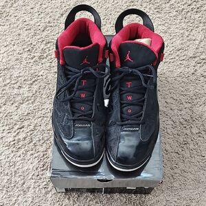 Air Jordan Dub Zero - Black / Varsity Red / White - Size 12